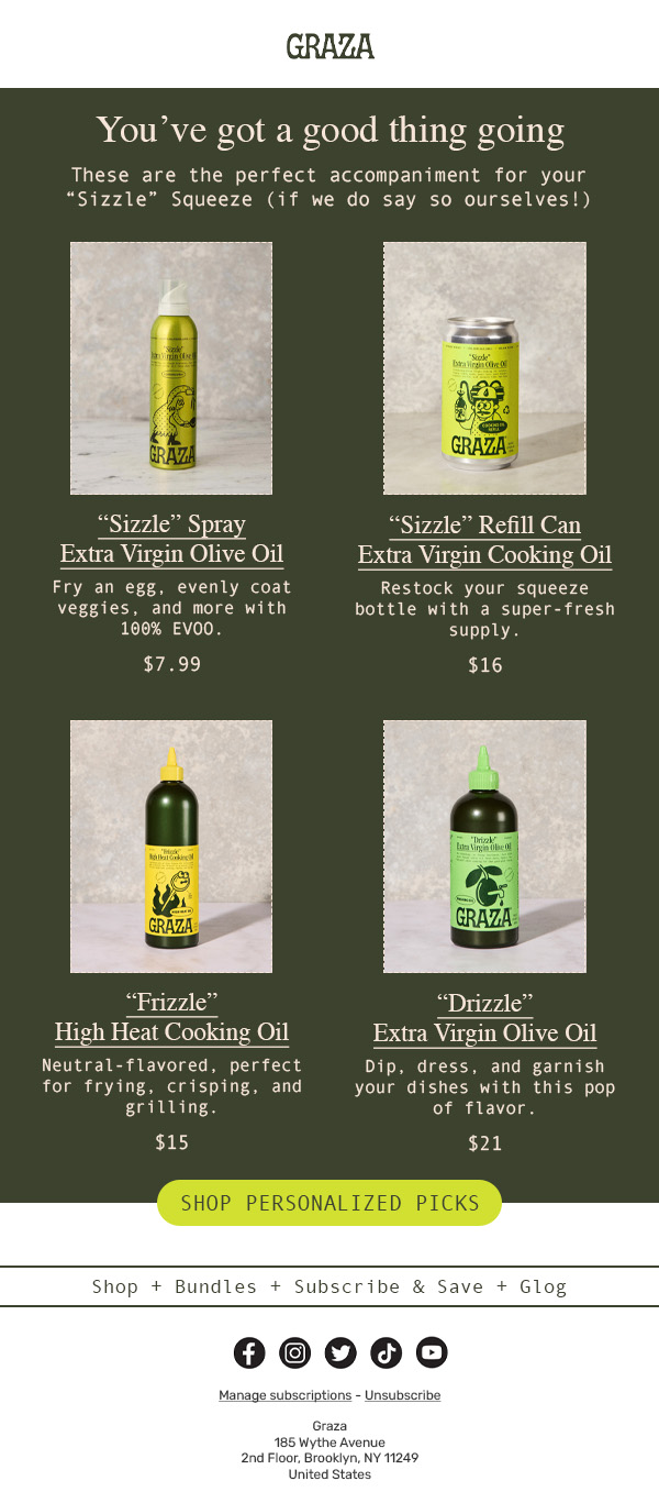 Graza Product Recommendation